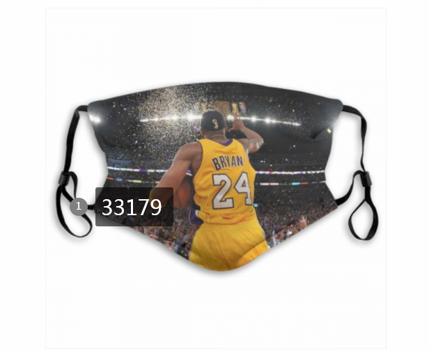 2021 NBA Los Angeles Lakers 24 kobe bryant 33179 Dust mask with filter